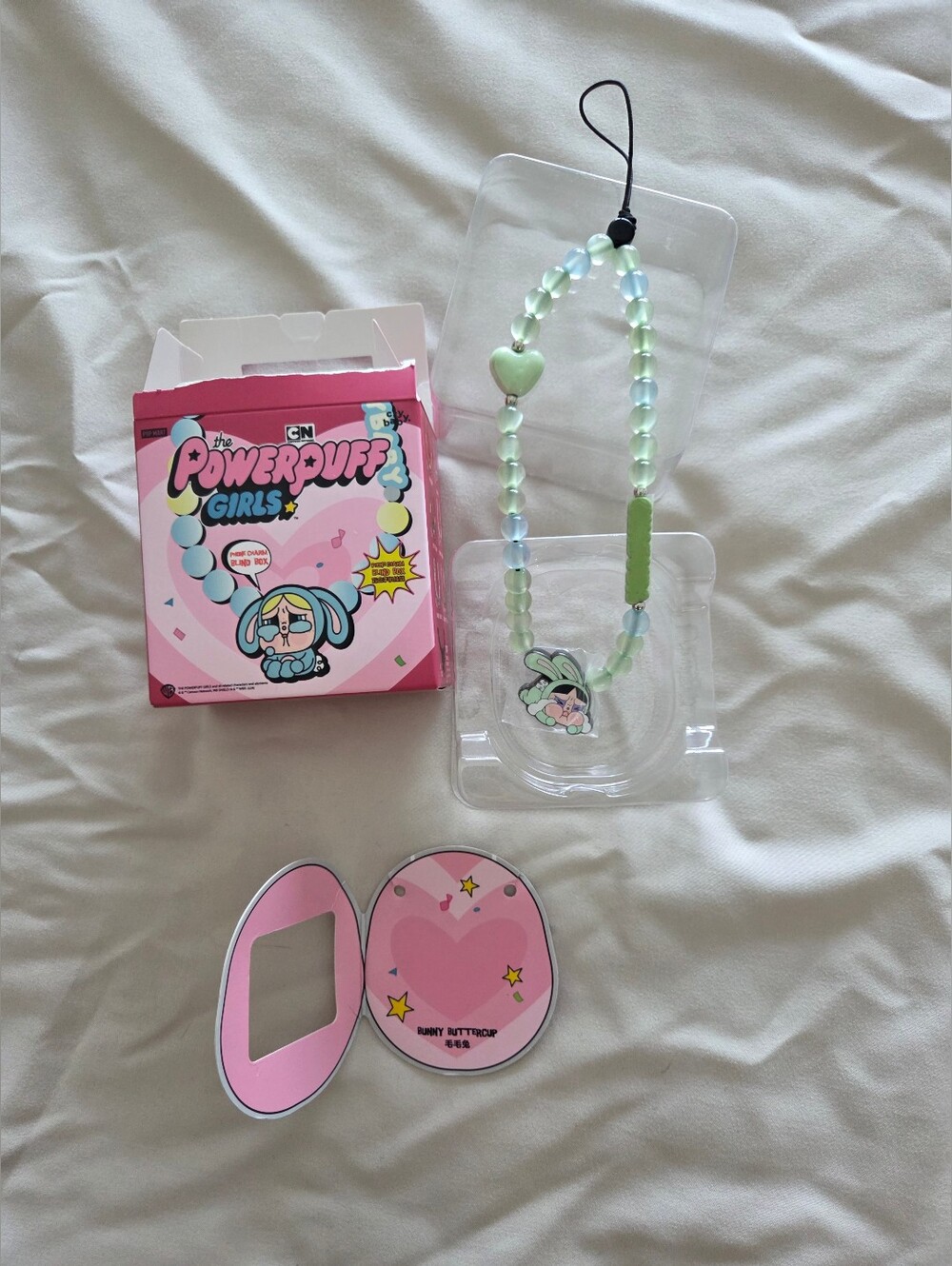 POPMART Crybaby x Powerpuff Girls Series - “Bunny Buttercup” - Phone Charm NWT